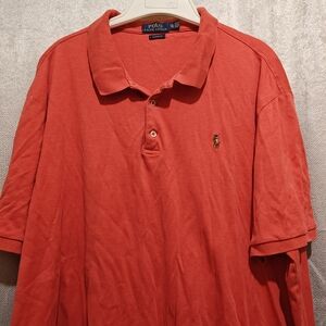 Polo by Ralph Lauren Men's Coral Polo Shirt